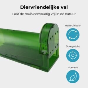 Unpest diervriendelijke muizen inloopval