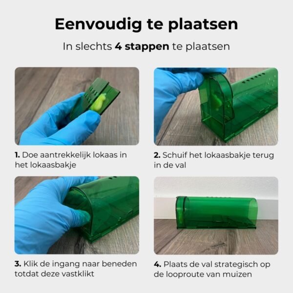 Unpest diervriendelijke muizen inloopval