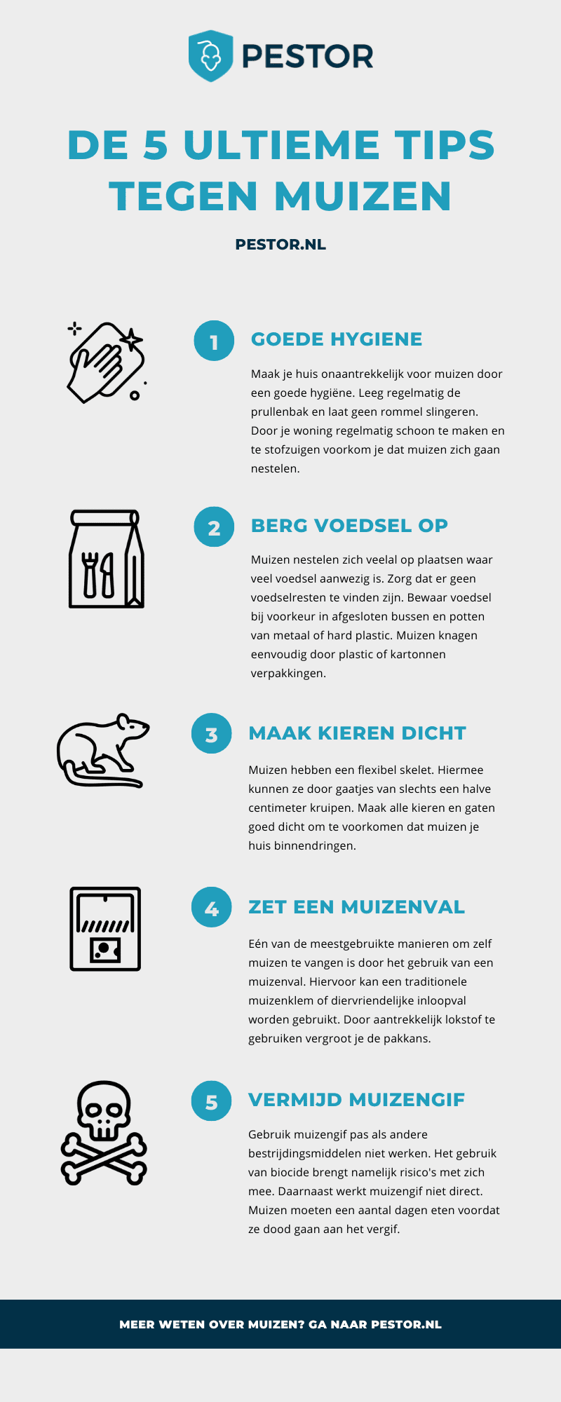 5 tips tegen muizen