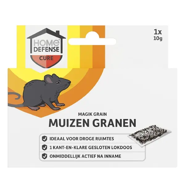 KB Home Defense muizengranen Magik Grain met muizenlokdoos