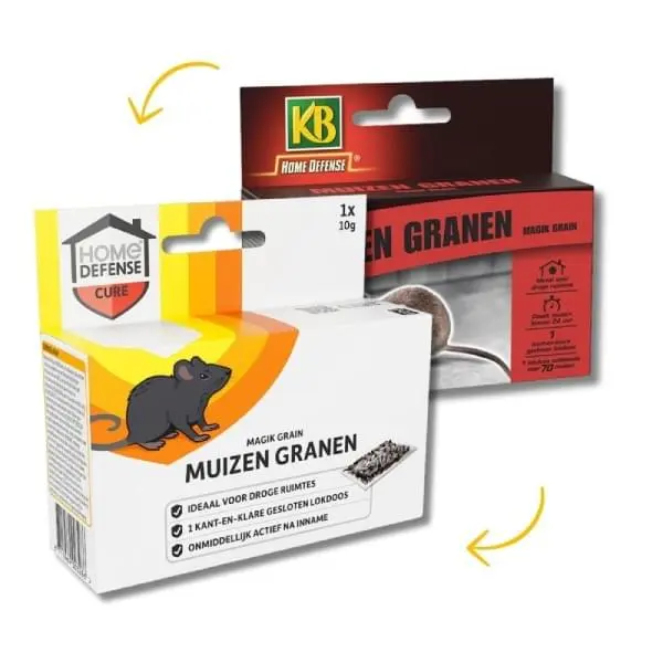 KB Home Defense muizengranen Magik Grain met muizenlokdoos
