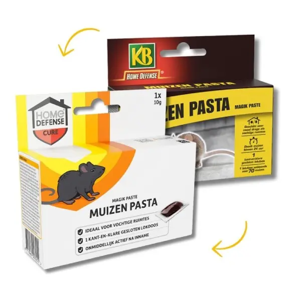 KB Home Defense muizenpasta Magik Paste met muizenlokdoos