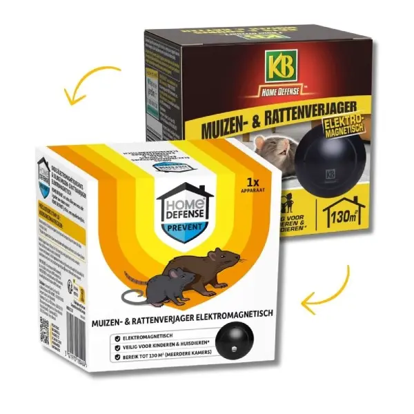 Home Defense muizen- en rattenverjager 130 m²