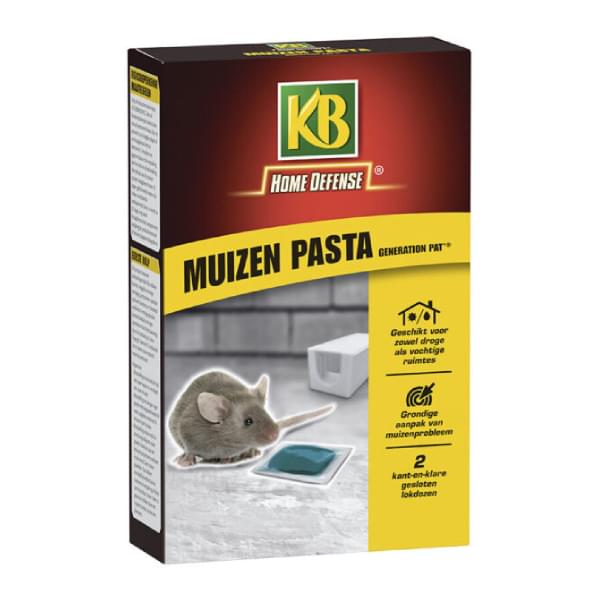 KB Home Defense muizenpasta Generation Pat’ met muizenlokdoos (2 stuks)