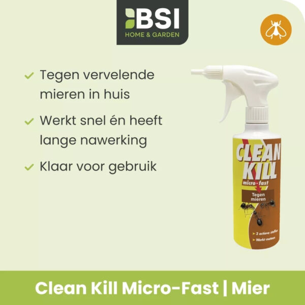BSI Clean Kill Micro-Fast Mieren (500 ml)