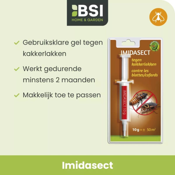 BSI Imidasect gel tegen kakkerlakken