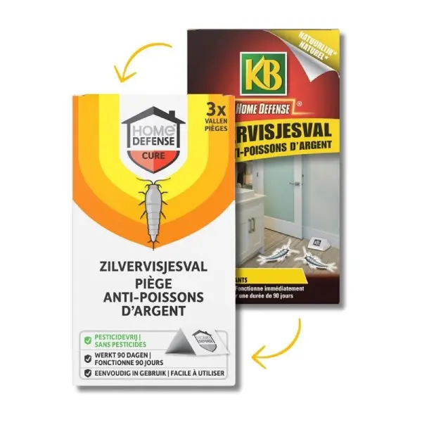 Home Defense Zilvervisjesval (3 stuks)