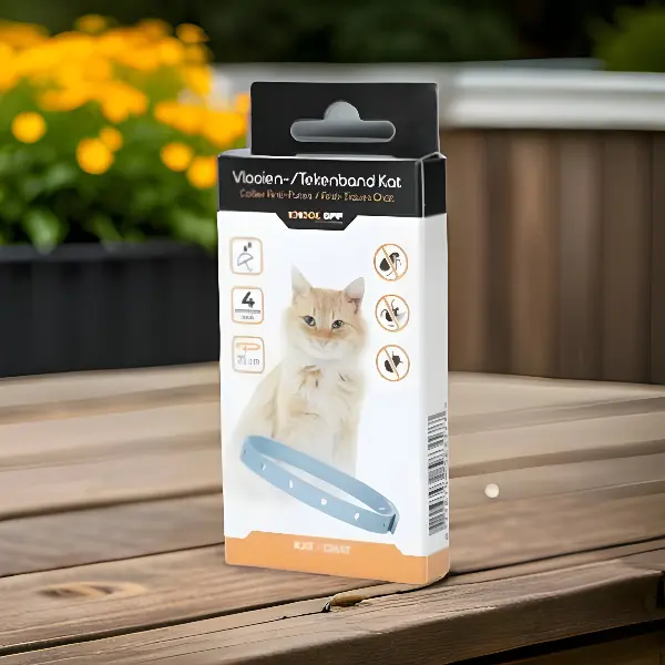 Knock Off Vlooien- en tekenband kat (35 cm)