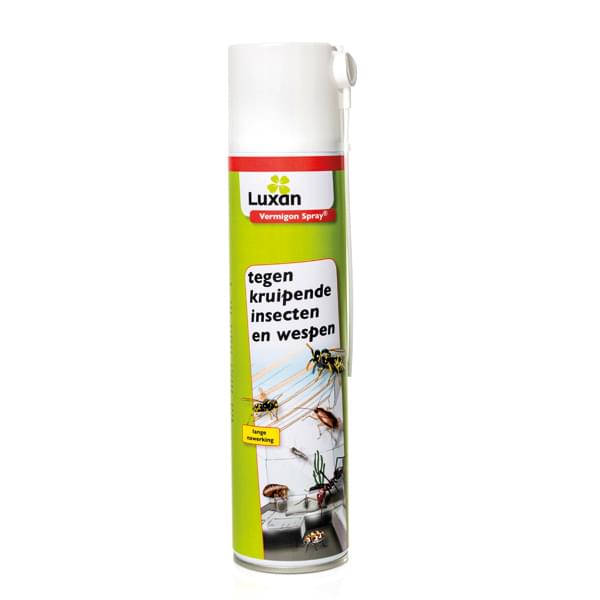 Luxan Vermigon insectenspray tegen kruipende insecten en wespen (400 ml) Luxan Vermigon insectenspray tegen kruipende insecten en wespen (400 ml)