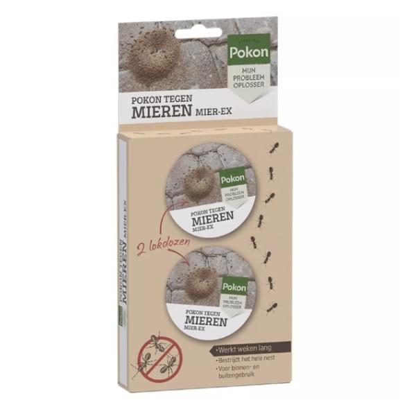 Pokon Tegen Mierenlokdoos Mier-ex (2 stuks) Pokon Tegen Mierenlokdoos Mier-ex (2 stuks)