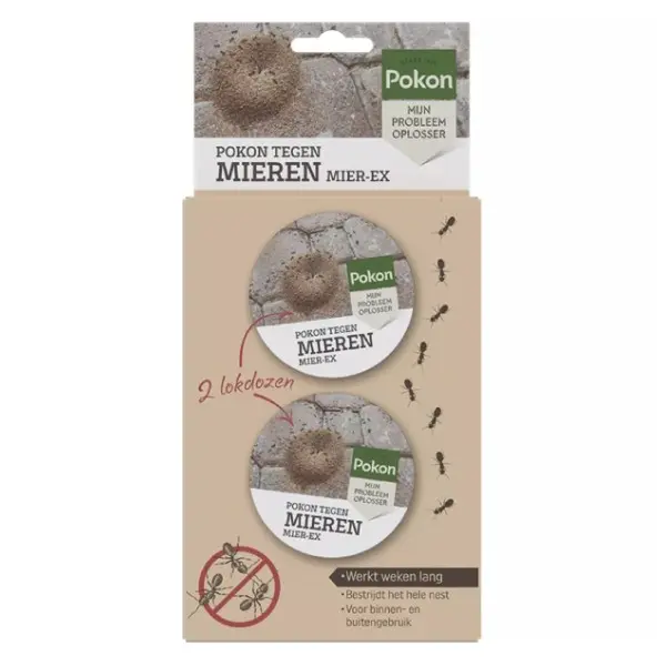 Pokon Tegen Mierenlokdoos Mier-ex (2 stuks)