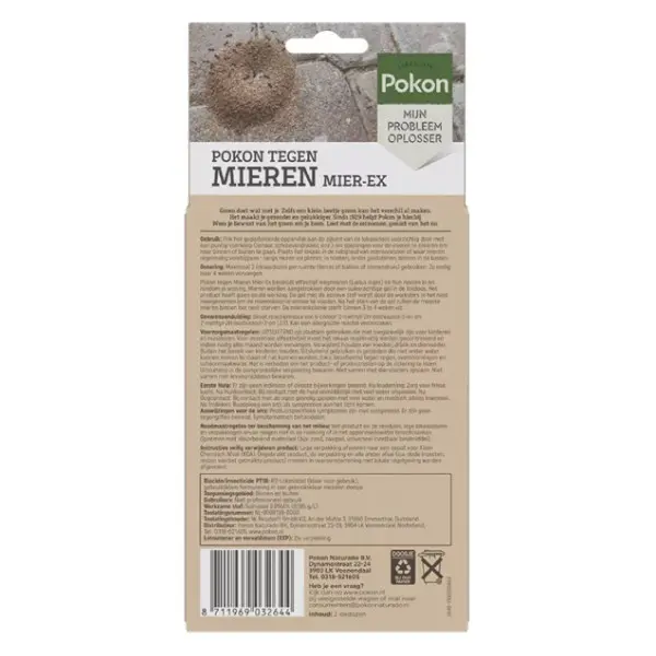 Pokon Tegen Mierenlokdoos Mier-ex (2 stuks)