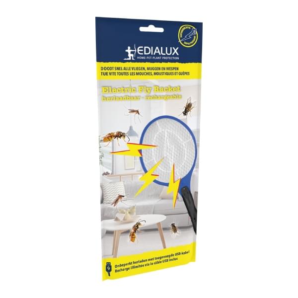 Edialux Electric Fly Racket vliegenmepper Edialux Electric Fly Racket vliegenmepper