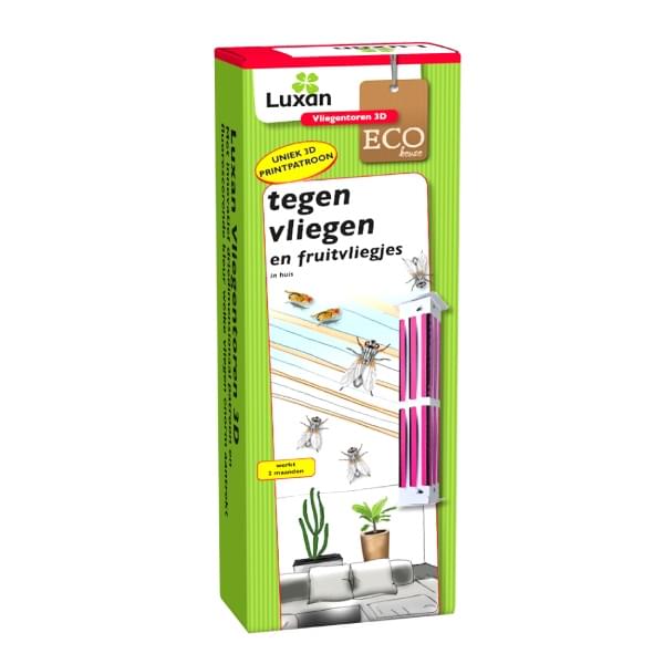 Luxan Eco vliegentoren tegen vliegen en fruitvliegjes