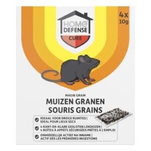 Home Defense muizenpasta Magik Paste met muizenlokdoos (4 stuks)