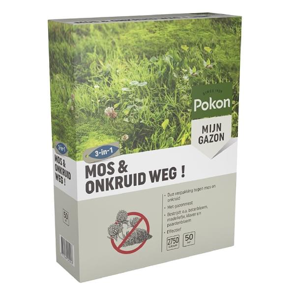 Pokon Mos en Onkruid Weg (2750 gram voor 50m²)