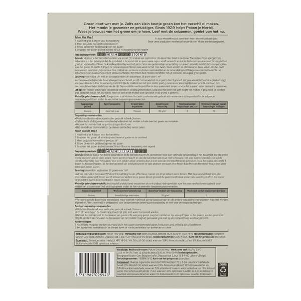 Pokon Mos en Onkruid Weg (2750 gram voor 50m²)