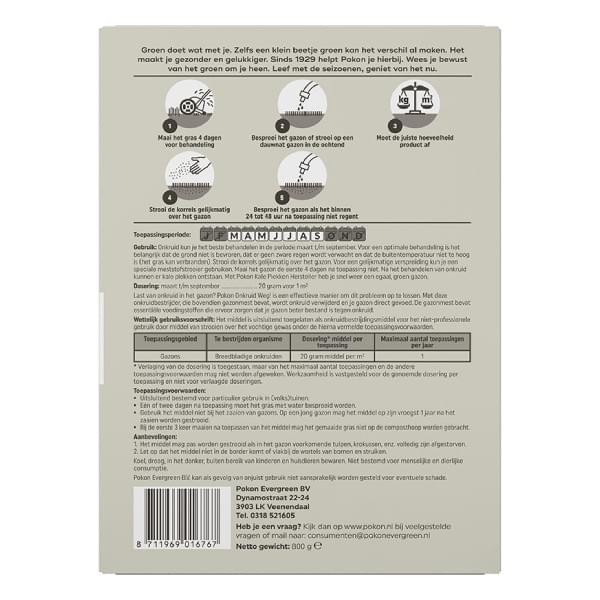 Pokon Onkruid Weg (800 gram voor 40 m²)