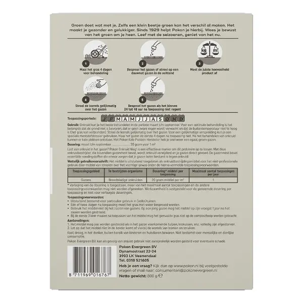 Pokon Onkruid Weg (800 gram voor 40 m²)