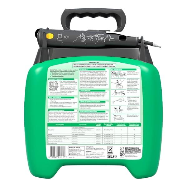 Roundup AC Totaal Onkruidvrij Kant & Klaar Spray (5000 ml)