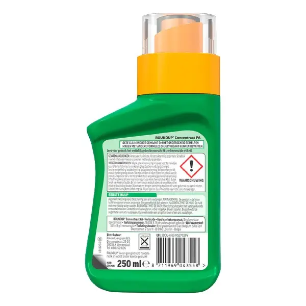 Roundup PA Totaal Onkruidvrij Concentraat (250ml)