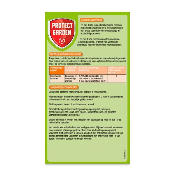 Protect Garden Tri-but Turbo onkruidmiddel (100 ml)