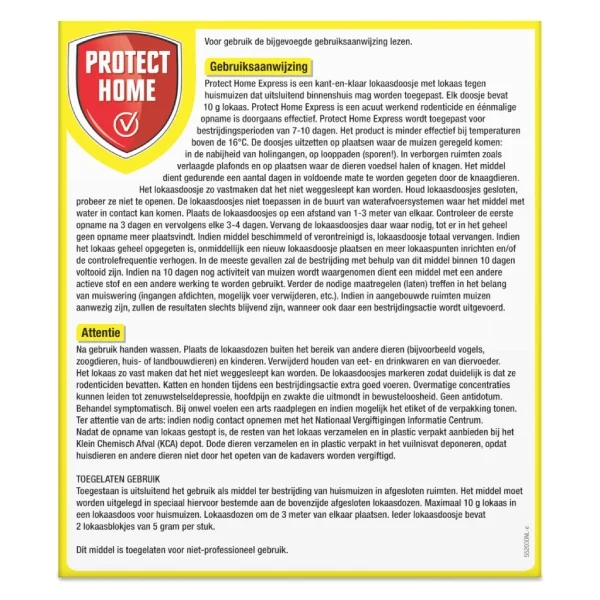 Protect Home Express Muizenpasta (2 lokdozen)
