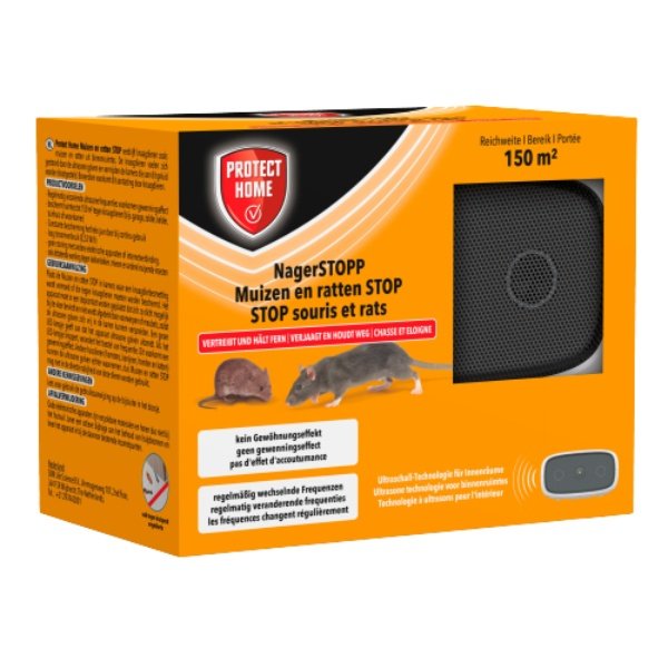 Protect Home Ultrasonic verjager Muis en Rat (150 m²)
