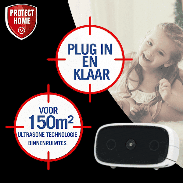 Protect Home Ultrasonic verjager Muis en Rat (150 m²)