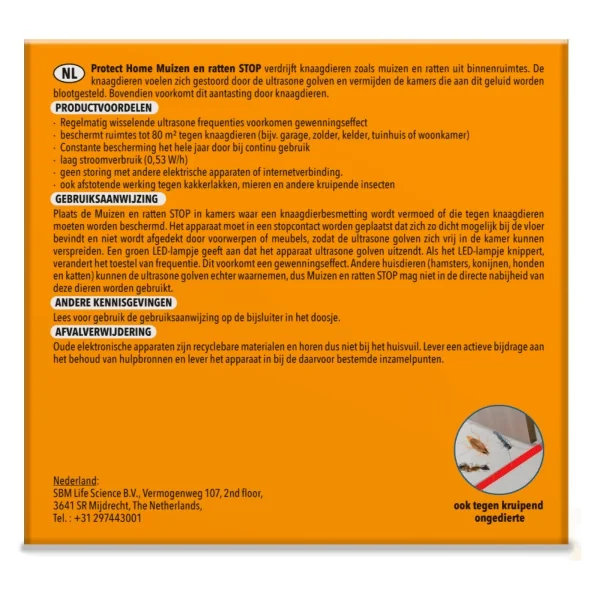 Protect Home Ultrasonic verjager Muis en Rat (80 m²)