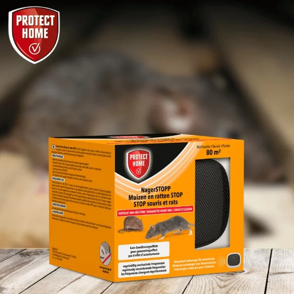 Protect Home Ultrasonic verjager Muis en Rat (80 m²)