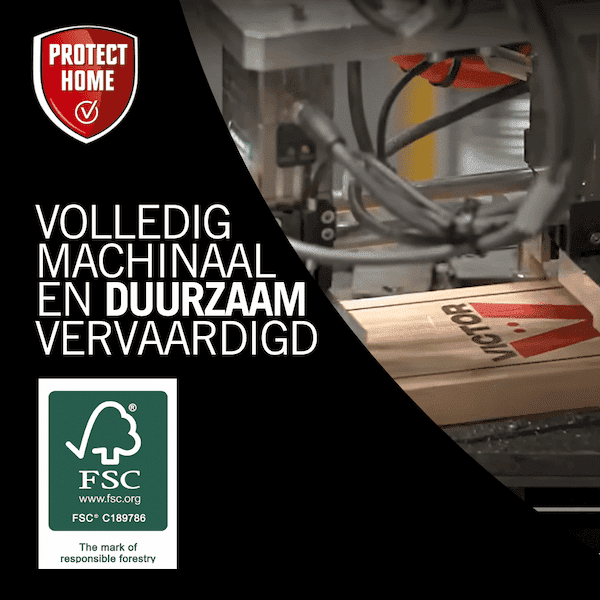 Protect Home Victor muizenval hout (2 stuks)