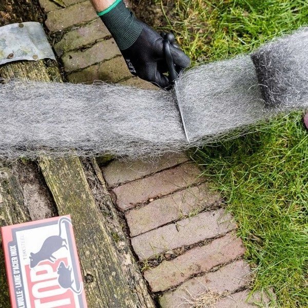 Mouse & Rat Stop RVS Staalwol (200 gram/3 meter)