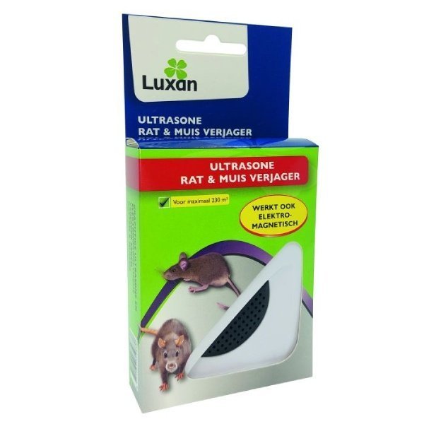 Luxan Ultrasone Muizen- en Rattenverjager (230 m²)