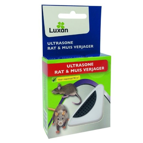 Luxan Ultrasone Muizen- en Rattenverjager (90 m²) Luxan Ultrasone Muizen- en Rattenverjager (90 m²)
