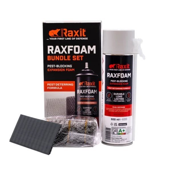 Raxit Raxfoam purschuim tegen muizen bundle set (500 ml) Raxit Raxfoam purschuim tegen muizen bundle set (500 ml)