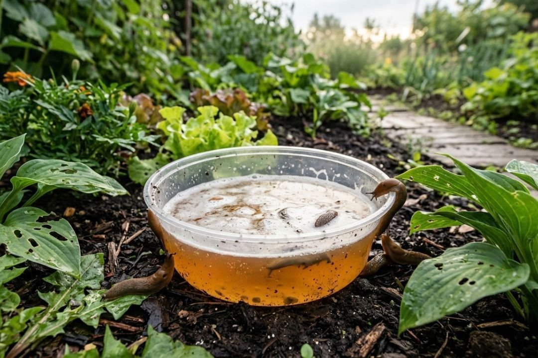 Bierval tegen slakken