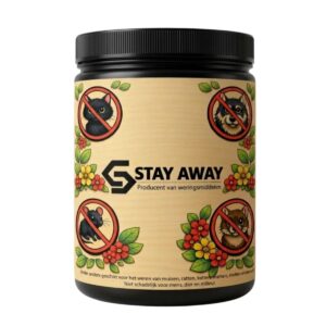 Stay Away Kokosgranulaat tegen Katten, Mollen, Woelmuizen & Ratten (3000 ml)