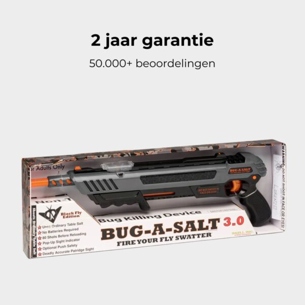 Bug-A-Salt Black Fly Edition 3.0 Zoutgeweer tegen vliegen & muggen