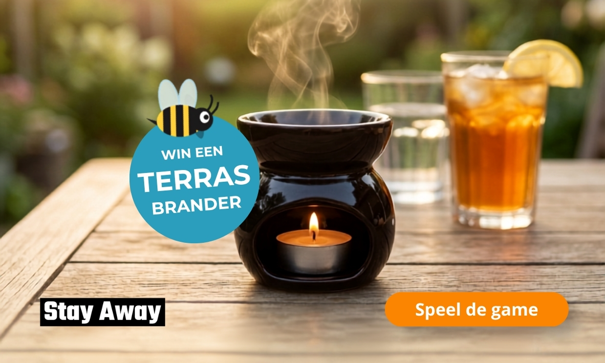 Speel de Wespen Game en win een Stay Away Terrasbrander.
