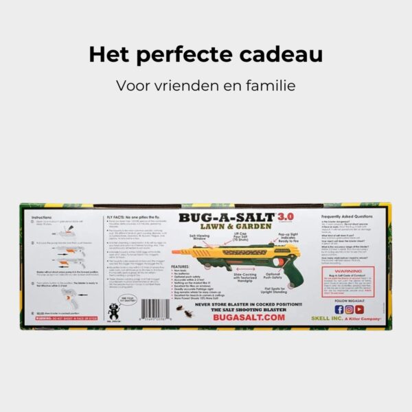 Bug-A-Salt Lawn & Garden 3.0 Zoutgeweer tegen vliegen & muggen