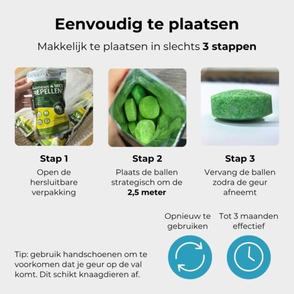Unpest natuurlijke geurverjager met pepermuntolie tegen muizen & ratten