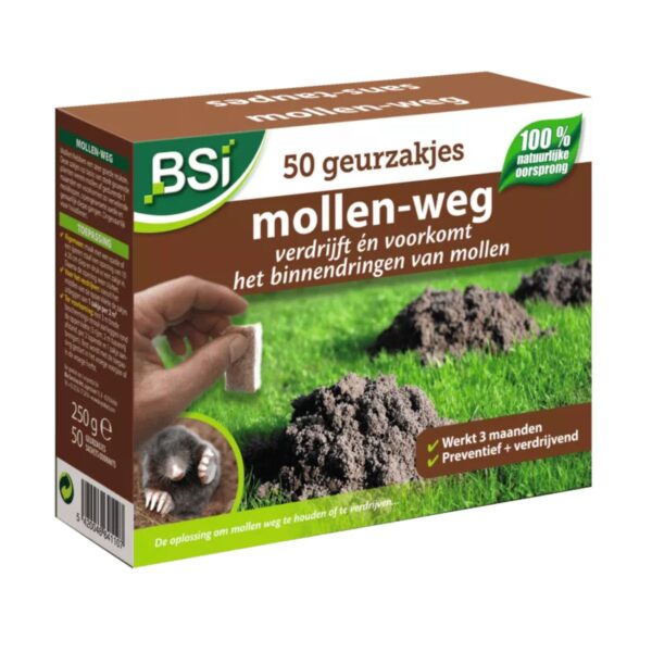 BSI Mollen Weg Wateroplosbare Geurzakjes (50 stuks)