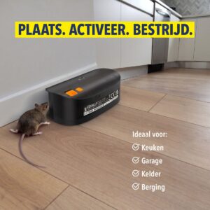 Edialux Oplaadbare Elektronsiche Muizenval Electronic Mouse Killer