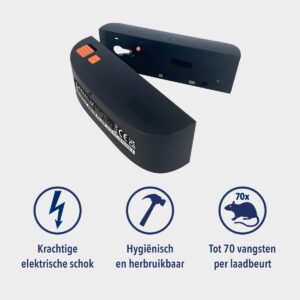 Edialux Oplaadbare Elektronsiche Muizenval Electronic Mouse Killer